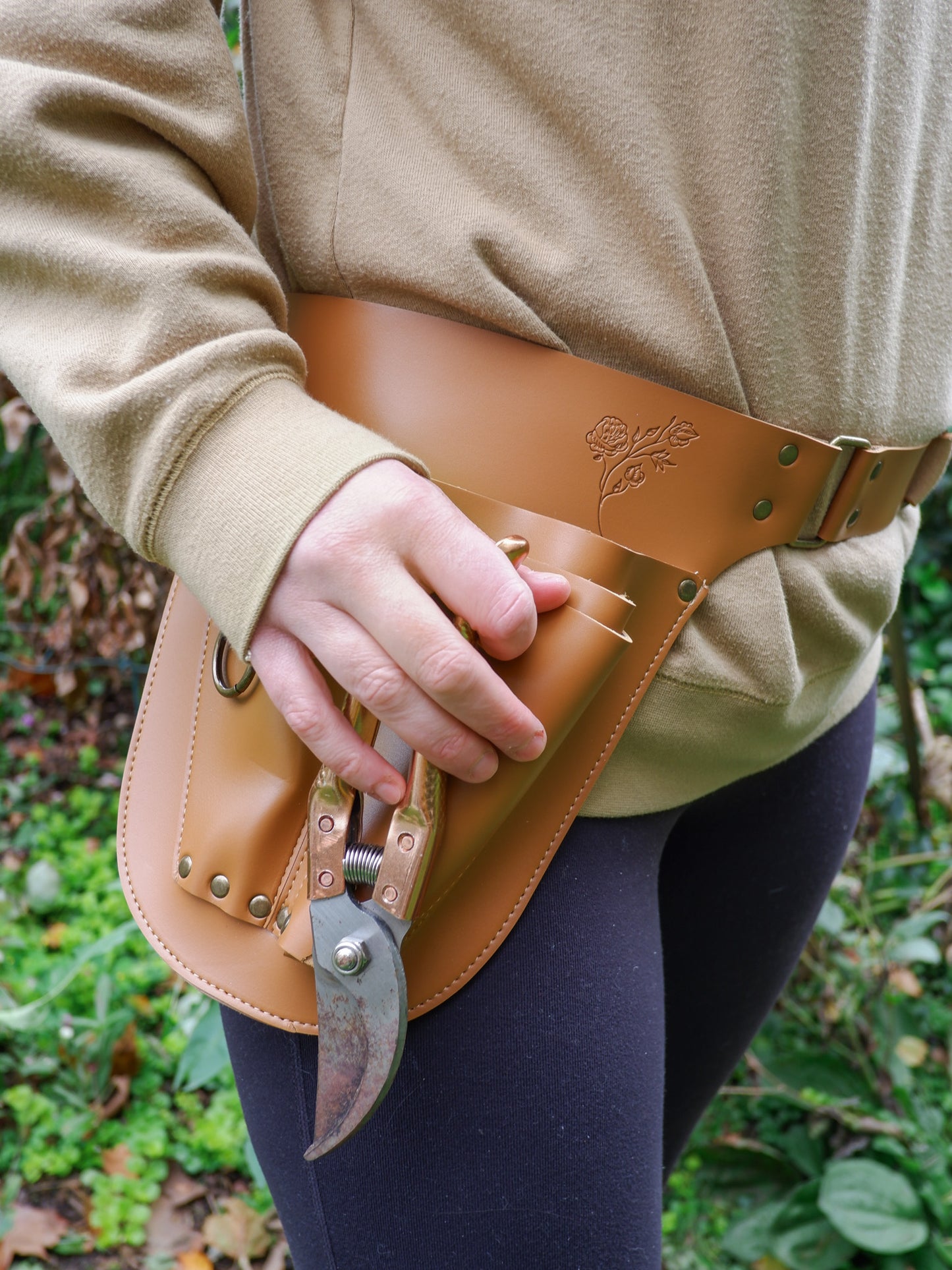 Vegan Leather Garden Tool Belt