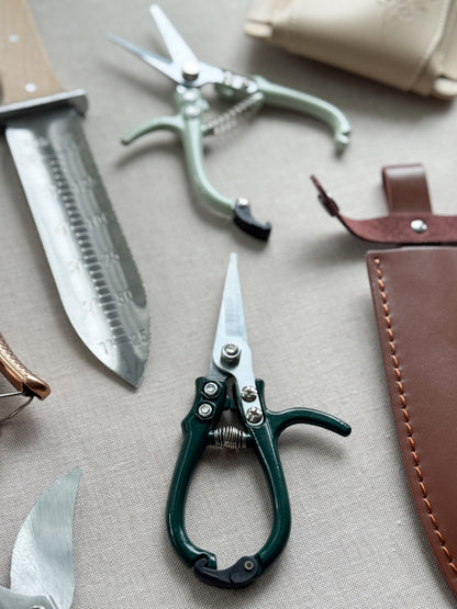 Moss Green Mini Pointed Garden Shear