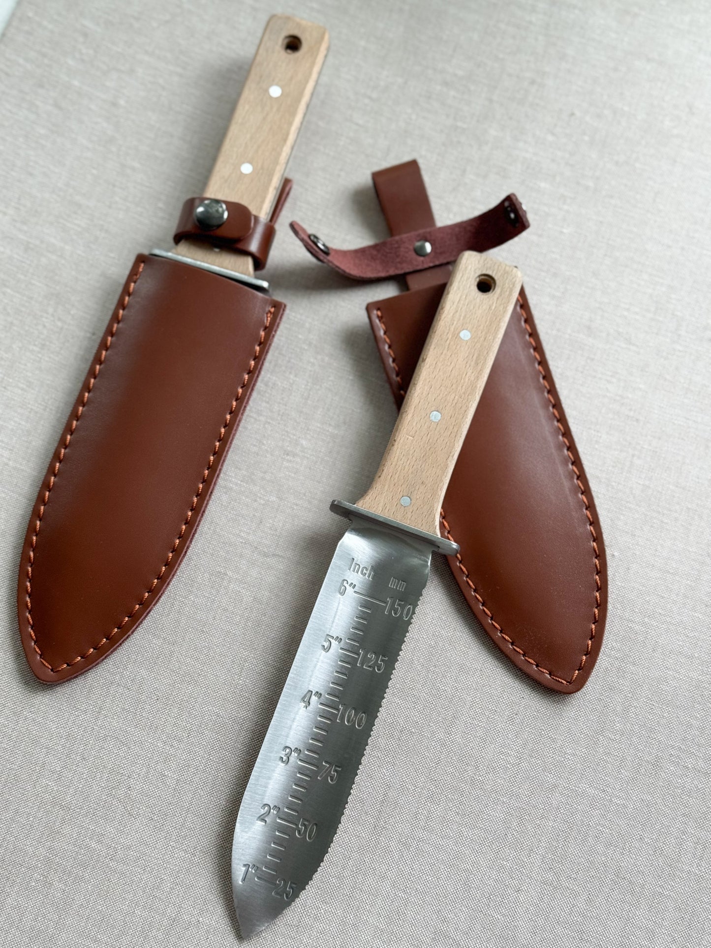 Wood Handle Hori Hori Knife