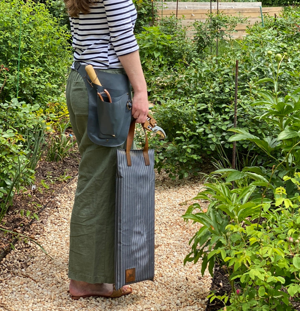 Chambray Stripe Garden Kneeling Pad