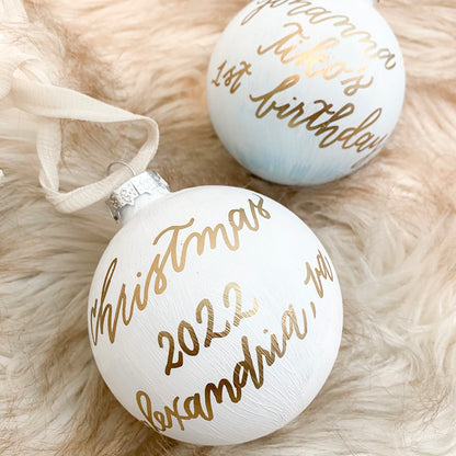 Bulk Order Custom Painted Christmas Ornament