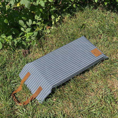 Chambray Stripe Garden Kneeling Pad