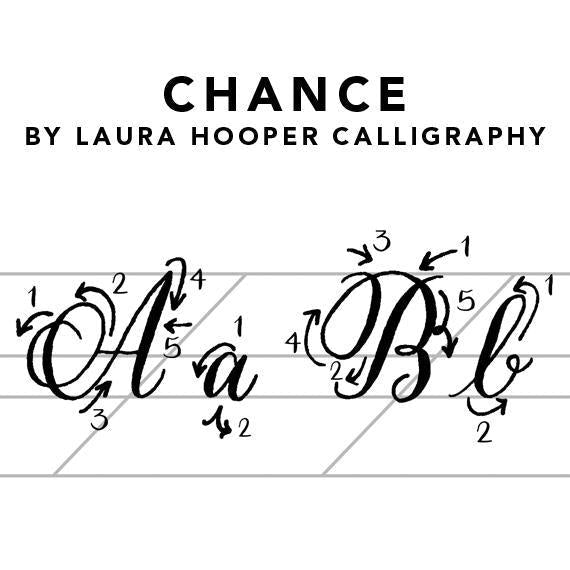 Chance Lettering Chance Script – Laura Hooper Design House