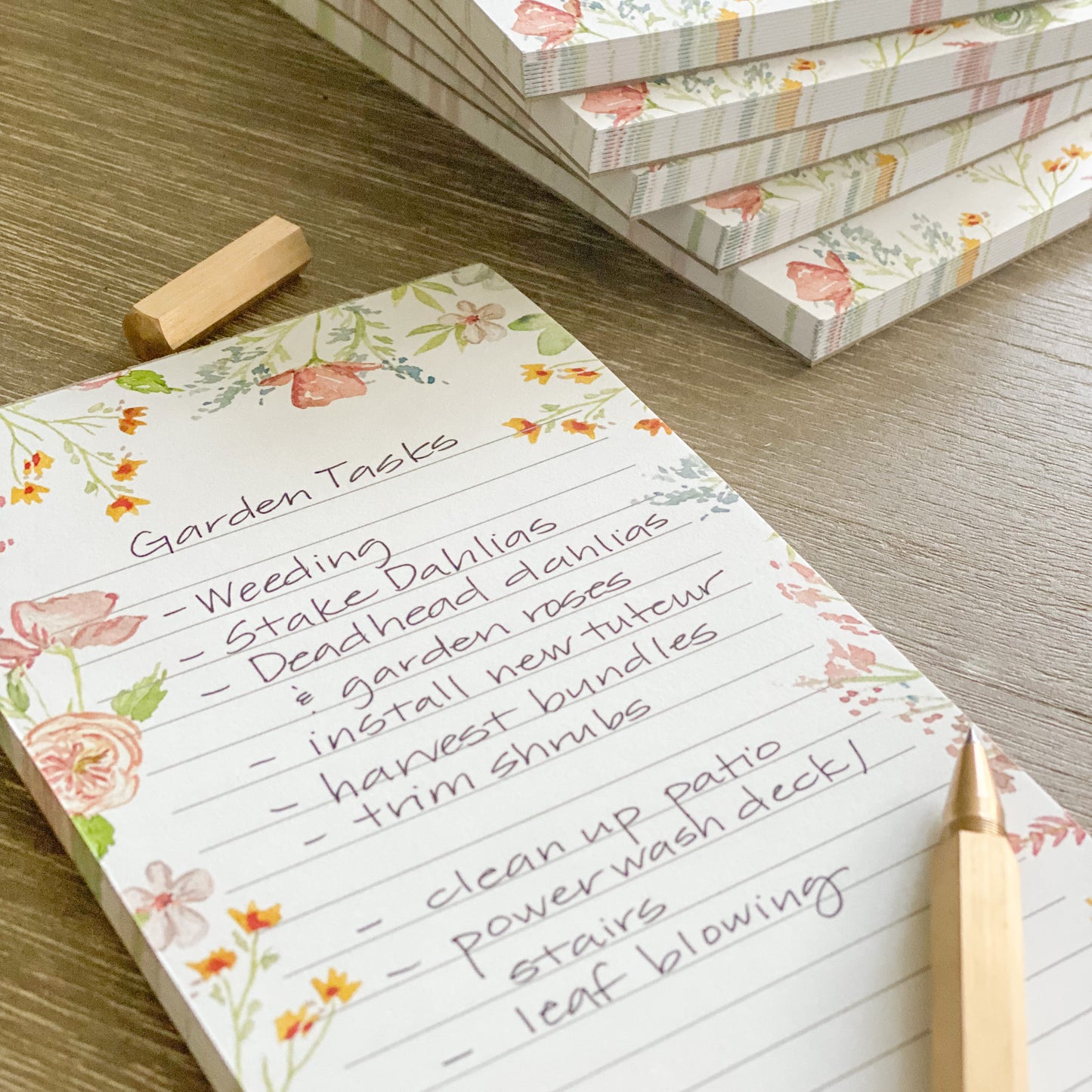 Floral Notepad